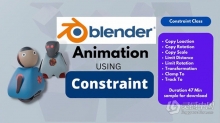 Blender中动画约束关键帧技术训练视频教程