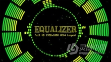 背景视频素材Audio音频均衡器图形动画效果 Audio Equalizer Vj Loop Pack