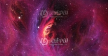 红色宇宙星云粒子动画抽象动态4K视频素材背景动态素材下载
