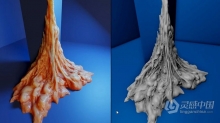 Blender教程 Blender游戏有机雕刻建模工作流程教程