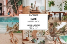 咖啡暖色调胶片人像调色Lightroom预设 OnPresets - CAFé