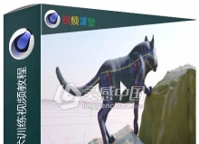 C4D动物动画高级技术训练视频教程