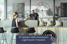 Ins风格哑光HDR人像lr预设 Matte HDR Premium Lightroom Presets