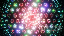 6款梦幻般霓虹灯万花筒图案舞台屏幕背景视频素材 Fantastic Neon Patterns. Pack Of 6 Videos