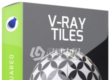 C4D FOR VRAY瓷砖材质合集 Motion Squared – V-Ray Tiles Texture Pack for C4d