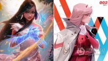 绘画教程 Rossdraws画师风中奇缘与丛林女孩角色数字绘画视频教程