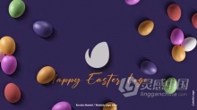AE模板-Happy Easter复活节视频片头动画AE模板下载