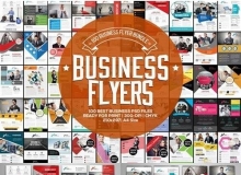 100组商业海报传单PSD模板 100 Fresh Business Flyers Bundle