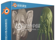 Blender雕刻建模基础技能训练视频教程