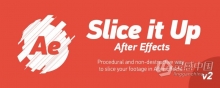 随机切片分割动画脚本AE脚本 Slice it Up v2.1 附使用教程