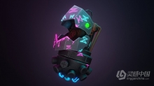 Blender和Substance Painter科幻游戏手榴弹制作视频教程