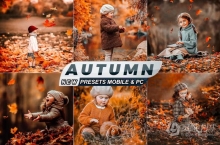 HDR秋季儿童摄影调色Lightroom预设 HDR Autumn Lightroom Presets