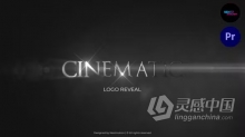 烟雾黑暗背景金属感电影片头标志展示PR模板下载 Cinematic Logo Reveal