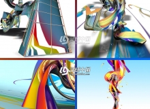 C4D七彩材质 C4D 7 colour material C4D材质