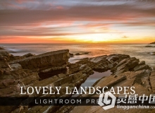 风景摄影后期Lightroom预设 Lovely Landscapes Lightroom Presets