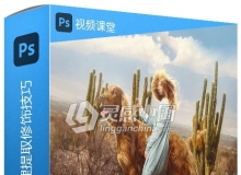 PS背景照片头发纹理提取修饰技巧视频教程