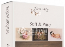 新生儿完美肤色修饰动作集DREAM ARTSY SOFT & PURE - Newborn Action