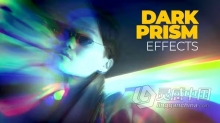 10种暗棱镜效果万花筒般迷幻特效叠加PR模板下载 Dark Prism Effects  Premiere Pro