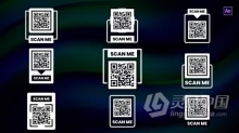9种二维码扫描展示动画AE模板下载 QR Code Scan After Effects