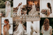 波西米亚风格婚礼增强Lightroom预设 Bohemian Wedding Lightroom Presets