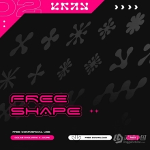 47张科幻时尚抽象艺术图形PNG图片素材 Shape Vol. 002