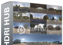 乡村道路HDRI环境贴图素材 HDRI Hub – HDR Pack 010