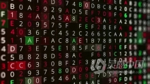 视频素材 数字和字母随机闪烁抽象背景动画自动编码程序概念视频素材下载