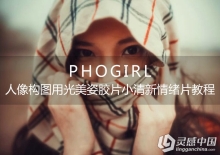 PhoGirl摄影后期人像构图用光美姿胶片小清新情绪片修图中文视频教程