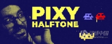 创意复古像素图形半色调填充视觉效果中文汉化AE插件 Pixy Halftone v1.0 Win/Mac