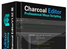 Maya脚本编辑器Charcoal EditorV1.52版 Charcoal Editor v1.52 For Maya 2015-2016...