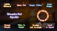 魔法主题神奇的手绘动画标题儿童活动邀请视频字幕AE模板下载 Magic Titles