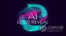 达芬奇模板-人工智能AI粒子标志技术LOGO动画DaVinci Resolve模板下载