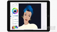 绘画教程 AI在IPAD上创建矢量插图技巧教程 中文字幕