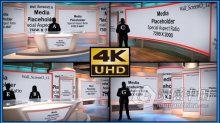 AE模板-全3D场景虚拟演播室 Virtual Studio Set - S07