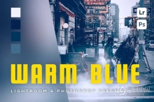 蓝调情绪电影人像Lightroom预设 Warm Blue Lightroom Presets