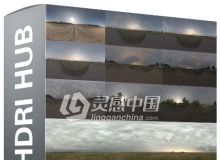 黎明前野外路边风景HDRI环境贴图 HDRI Hub – HDR Pack 007