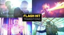 PR模板-16种快速闪屏冲击转场过渡效果 Flash Hit Transitions