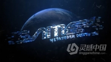 AE模板-高科技数字标志LOGO动画 Metaverse Logo