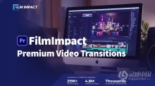 75个专业PR特效转场插件合集包PR插件 FilmImpact Premium Video Effects V5.1.1 Win版