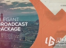 时尚广播电视宣传包装设计AE模板Videohive Elegant Broadcast Package