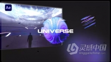 AE模板-现代流动抽象动画展示技术科幻开场游戏介绍视频AE模板下载