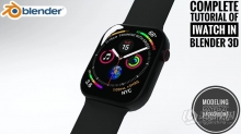 Blender苹果手表iwatch实例制作视频教程 中文字幕