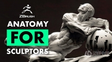 Zbrush人类身体解剖特征雕刻技术视频教程