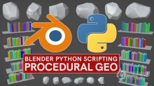Blender中用Python进行程序化建模工作流程视频教程 中文字幕