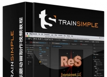 AE中C4D简易版标题动画制作视频教程Train Simple After Effects CC 3D Titling in ...