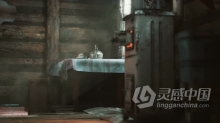 4K复古木屋房子室内黑暗&#8203;&#8203;角落场景动画效果视频素材 Dark Interior of Retro Log House