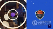 PR模板 简约时尚搜索动画卡通图形LOGO视频 PR工程 PR源文件