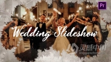 墨水婚礼幻灯片水墨视频相册PR模板下载 Ink Wedding Slideshow