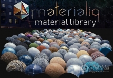Blender 2.8大型材质库贴图合集包 Material Library Materialiq