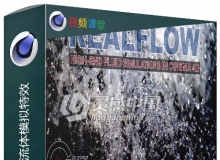 C4D中RealFlow高阶流体模拟特效视频教程